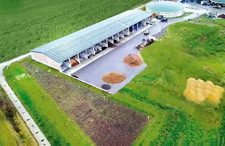 Die Stadtwerke Groß-Gerau betreiben seit 2012 eine Biogasanlage, um die umliegenden Gemeinden mit erneuerbarem Strom aus nachwachsenden Rohstoffen zu versorgen.